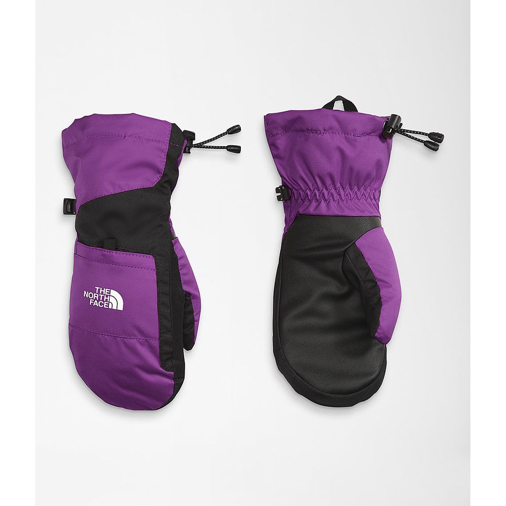 The North Face Mittens Youth Australia - The North Face Montana Futurelight™ Purple / Black (QIB-402